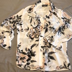 Karl Lagerfeld floral blouse
